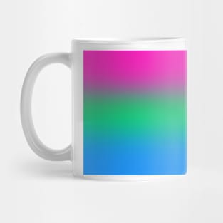 Polysexual Pride Flag Gradient Mug